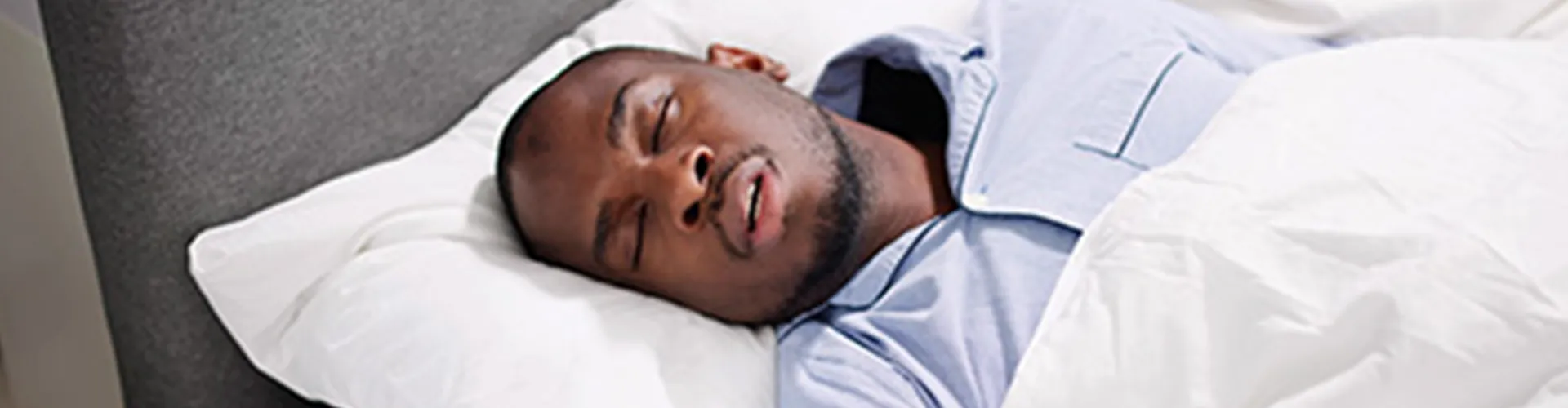 A man sleeping.